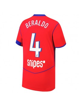 Paris Saint-Germain Lucas Beraldo #4 Replika Tredje Kläder 2025-26 Kortärmad